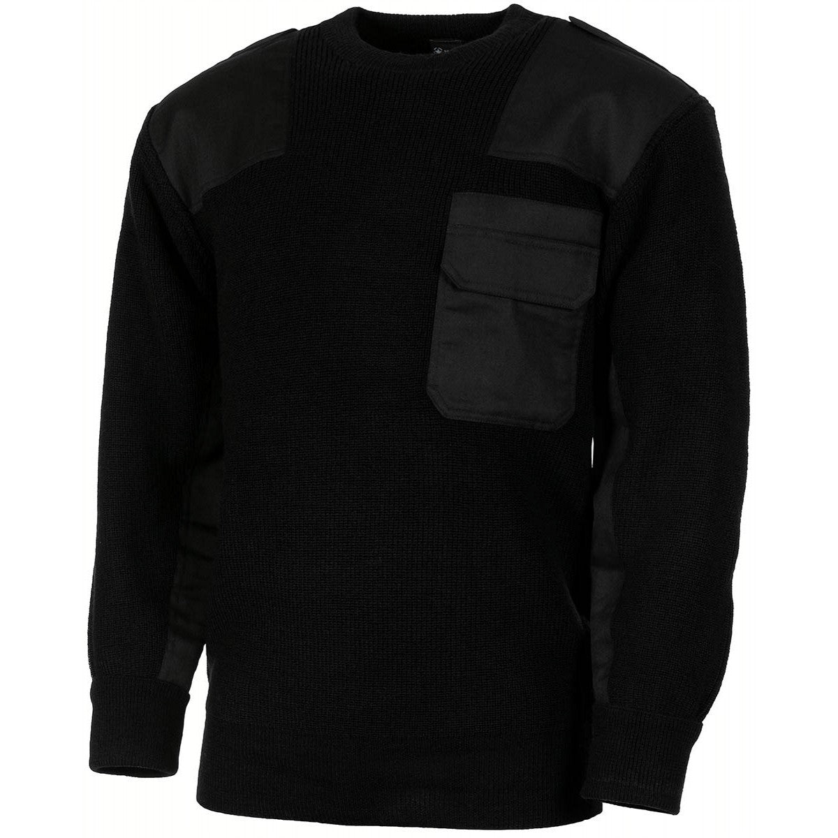 Pull BW avec poche poitrine MFH - Noir - Welkit.com