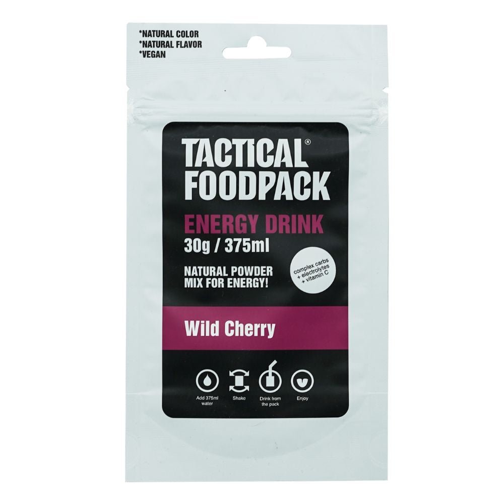 Ration lyophilisée BOISSON ÉNERGÉTIQUE CERISE SAUVAGE Tactical Foodpack - Autre - Welkit.com