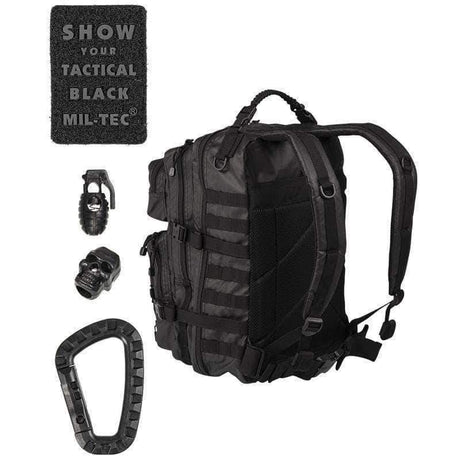 Sac à dos US ASSAULT BLACK 36L Mil - Tec - Noir - Welkit.com