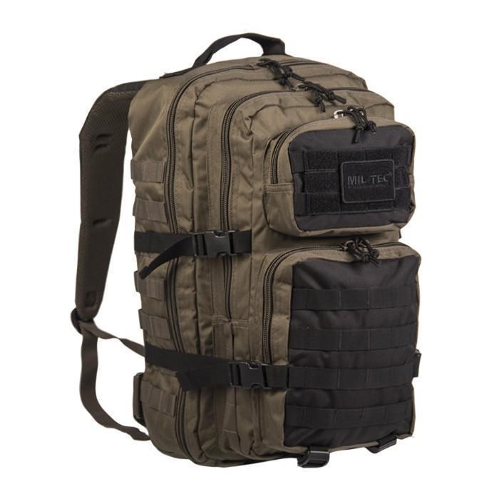 Sac à dos US ASSAULT RANGER 36L Mil - Tec - Noir - Welkit.com