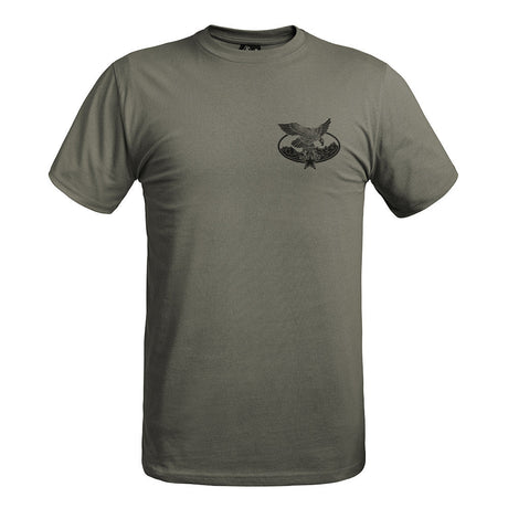 T - shirt imprimé TROUPES DE MONTAGNE A10 Equipment - Vert Olive - Welkit.com