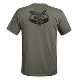 T - shirt imprimé TROUPES DE MONTAGNE A10 Equipment - Vert Olive - Welkit.com