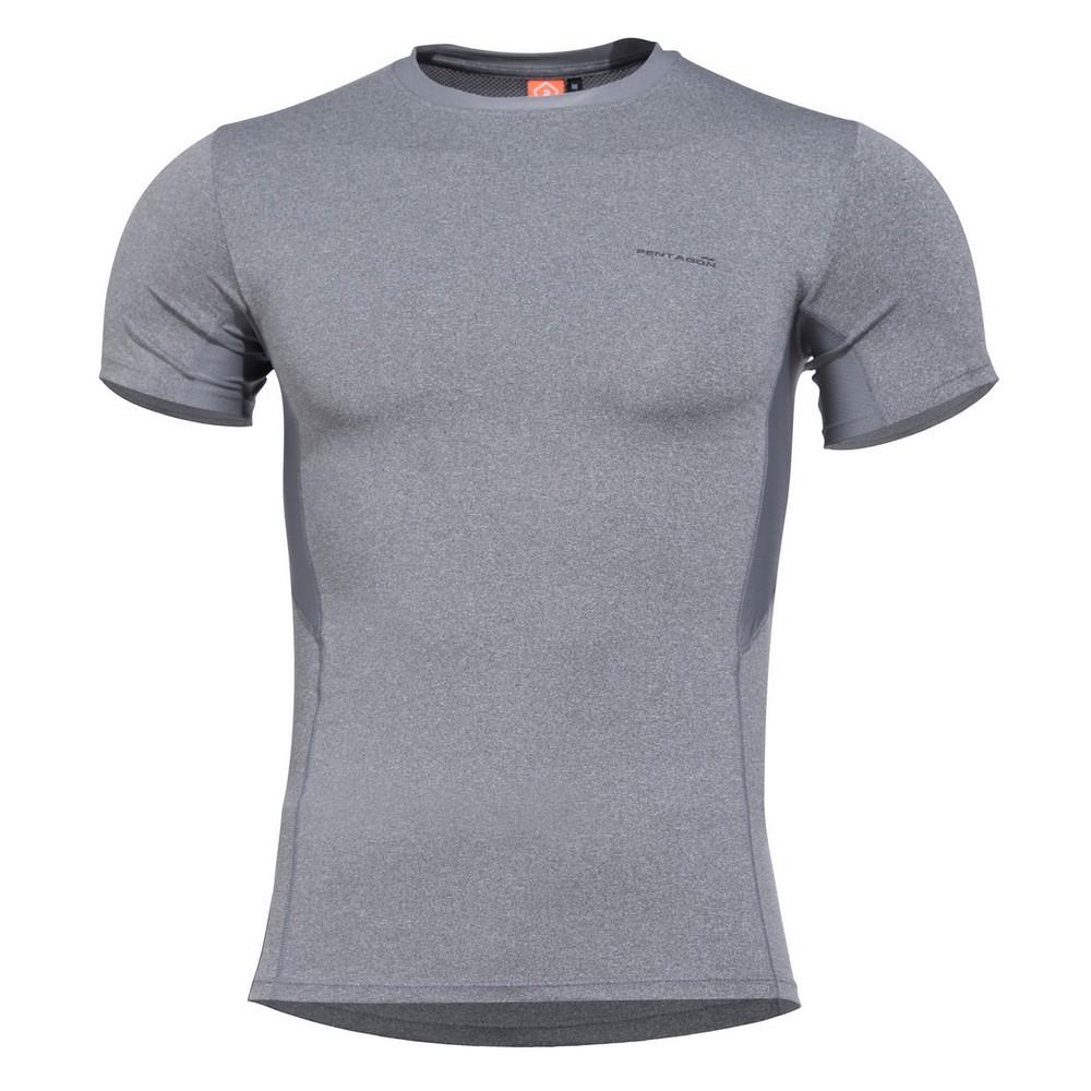 T - shirt thermorégulateur été APOLLO TAC - FRESH Pentagon - Gris - Welkit.com