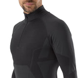 T - shirt thermorégulateur hiver DRYNAMIC SOFT 1/2 ZIP M Millet - Noir - Welkit.com