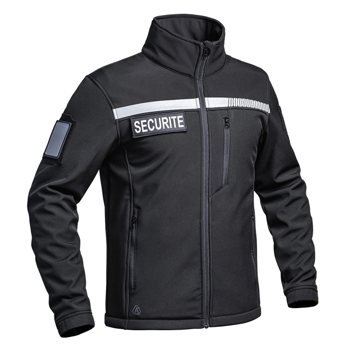 Veste softshell SÉCU - ONE HV - TAPE SÉCURITÉ A10 Equipment - Noir - Welkit.com