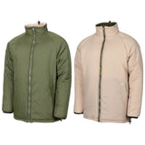 Veste thermique britannique réversible MFH - Vert Olive - Welkit.com