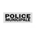 BANDEAU POLICE - Insigne réfléchissant-Patrol Equipement-Blanc-Police Municipale-2 x 10 cm-Welkit