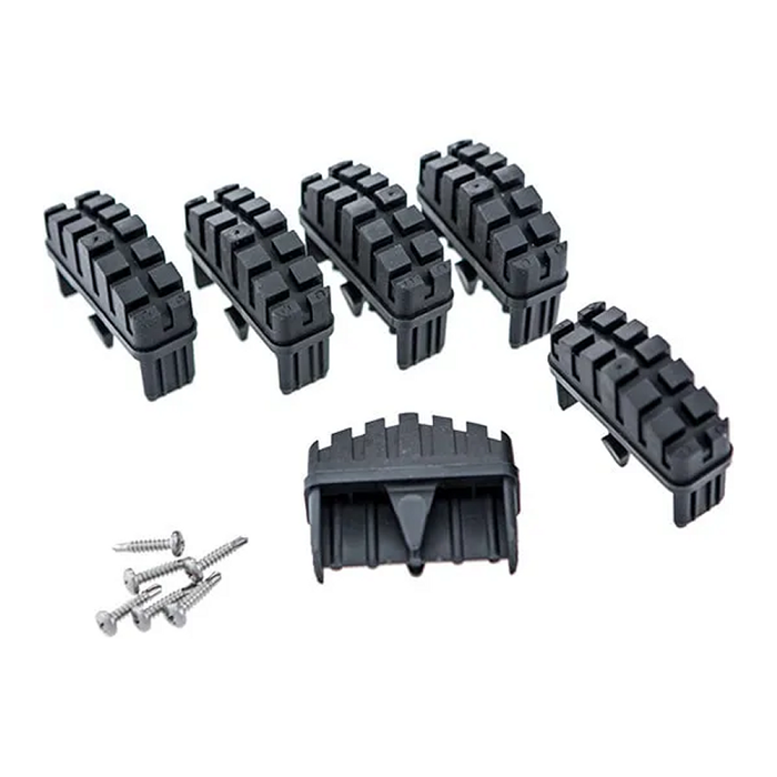 Echelle SET OF 6 REPLACEMENT RUBBER FEET WITH SS FIXINGS