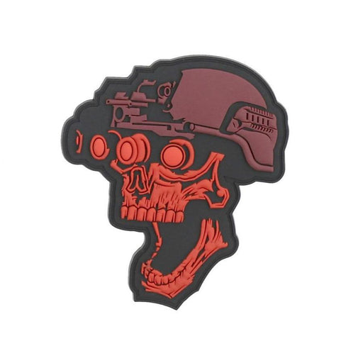 NIGHT VISION SKULL ROUGE - Morale patch-101 Inc-Rouge-Welkit