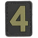 NUMBER PATCH - Morale patch-Mil-Spec ID-Coyote-4-Welkit