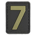 NUMBER PATCH - Morale patch-Mil-Spec ID-Coyote-7-Welkit