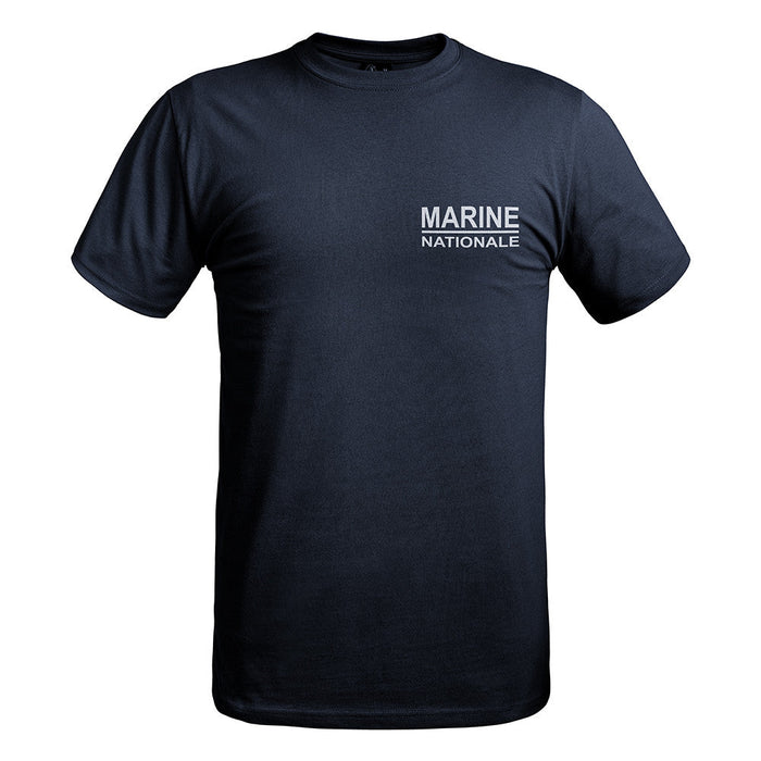 STRONG TEXTE MARINE NATIONALE - T-shirt imprimé-A10 Equipment-Bleu marine-XXL-Welkit