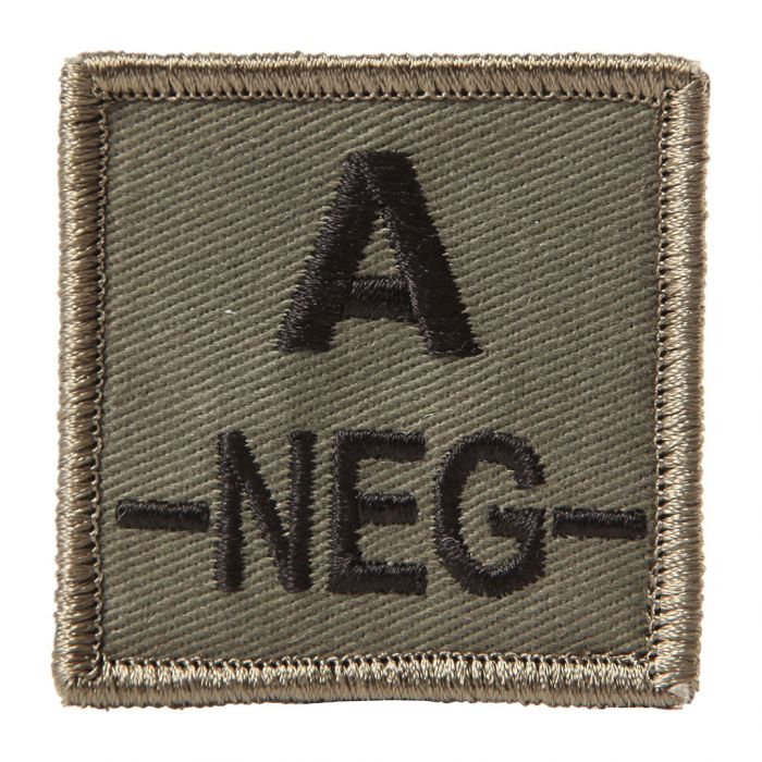 VELCRO - Identifiant Groupe sanguin-Ares-Vert olive-A-Welkit